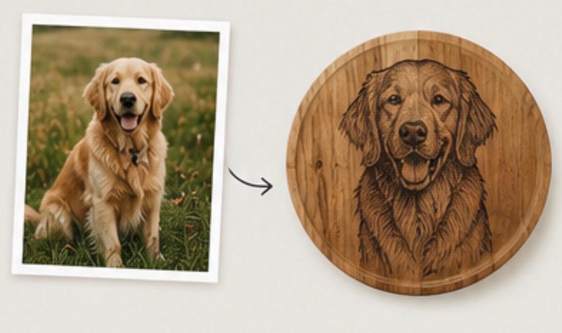 Custom Engraved Photo Board